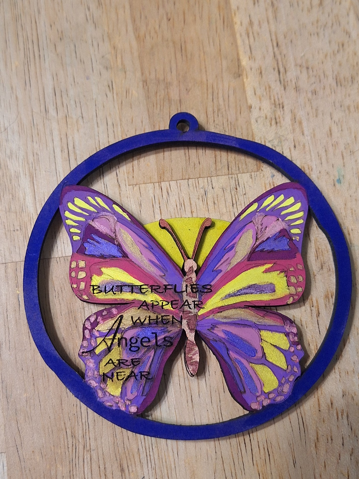 Butterfly Ornament cutout