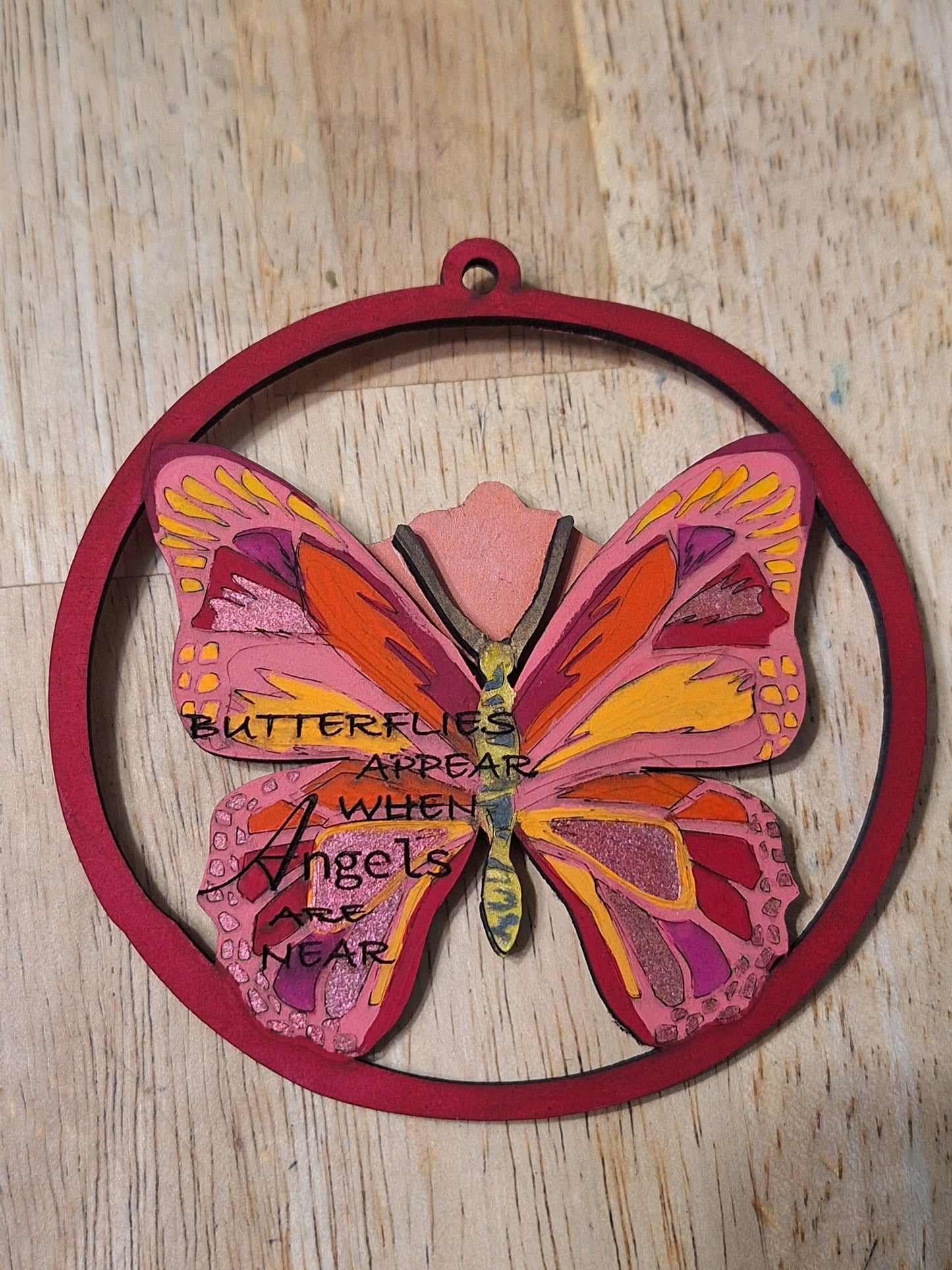 Butterfly Ornament cutout