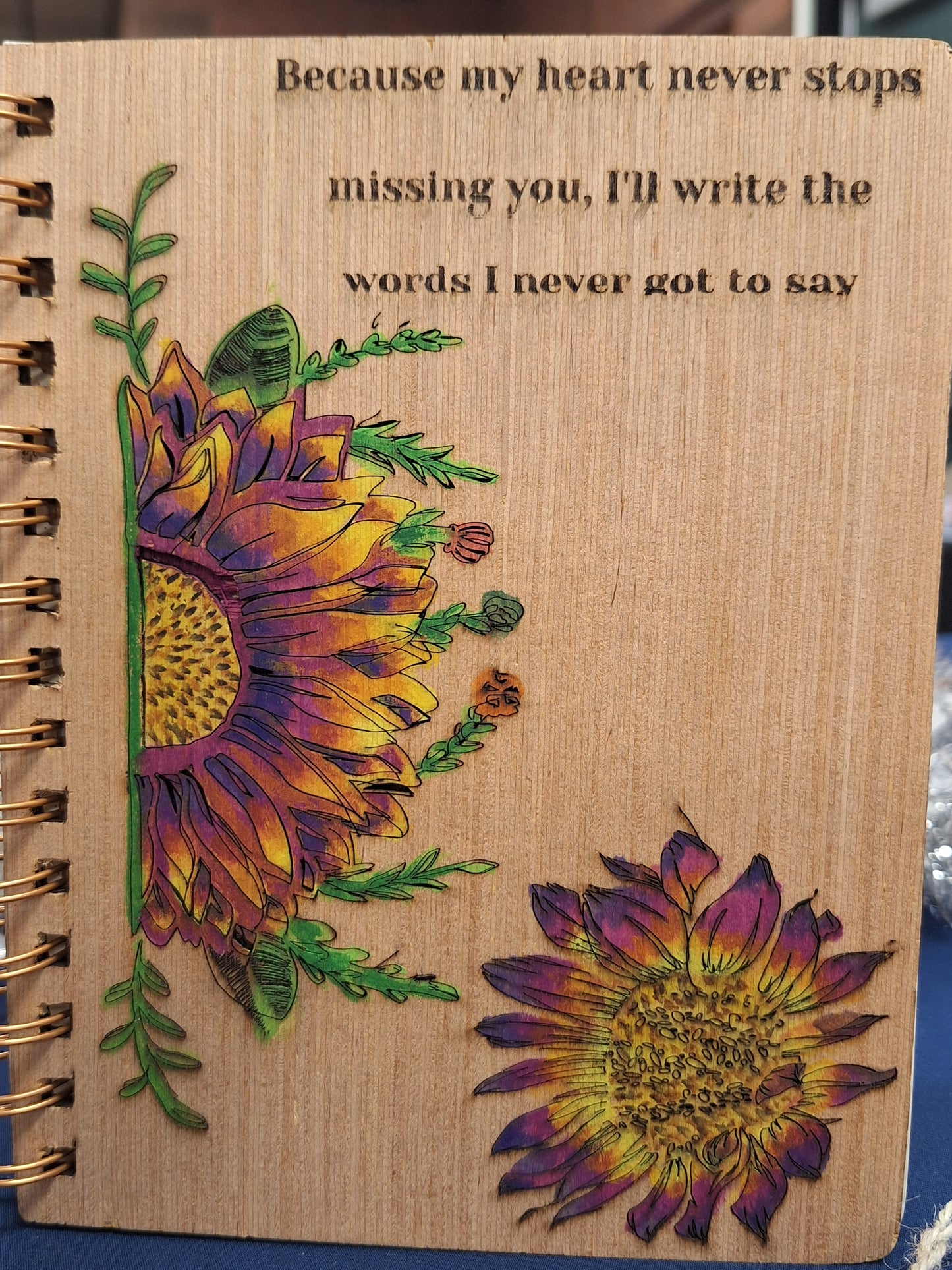 Sunflower Grief Journal