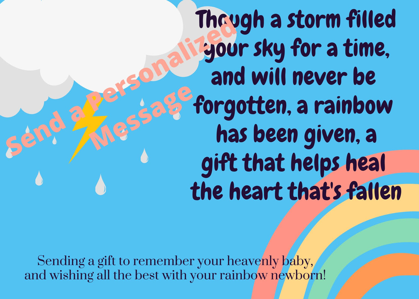 Personalized Sympathy Card