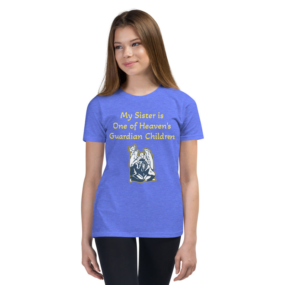 My Sister Guardian - Youth T-shirt Gold