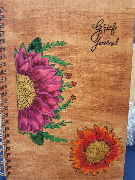 Sunflower Grief Journal