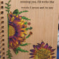 Sunflower Grief Journal