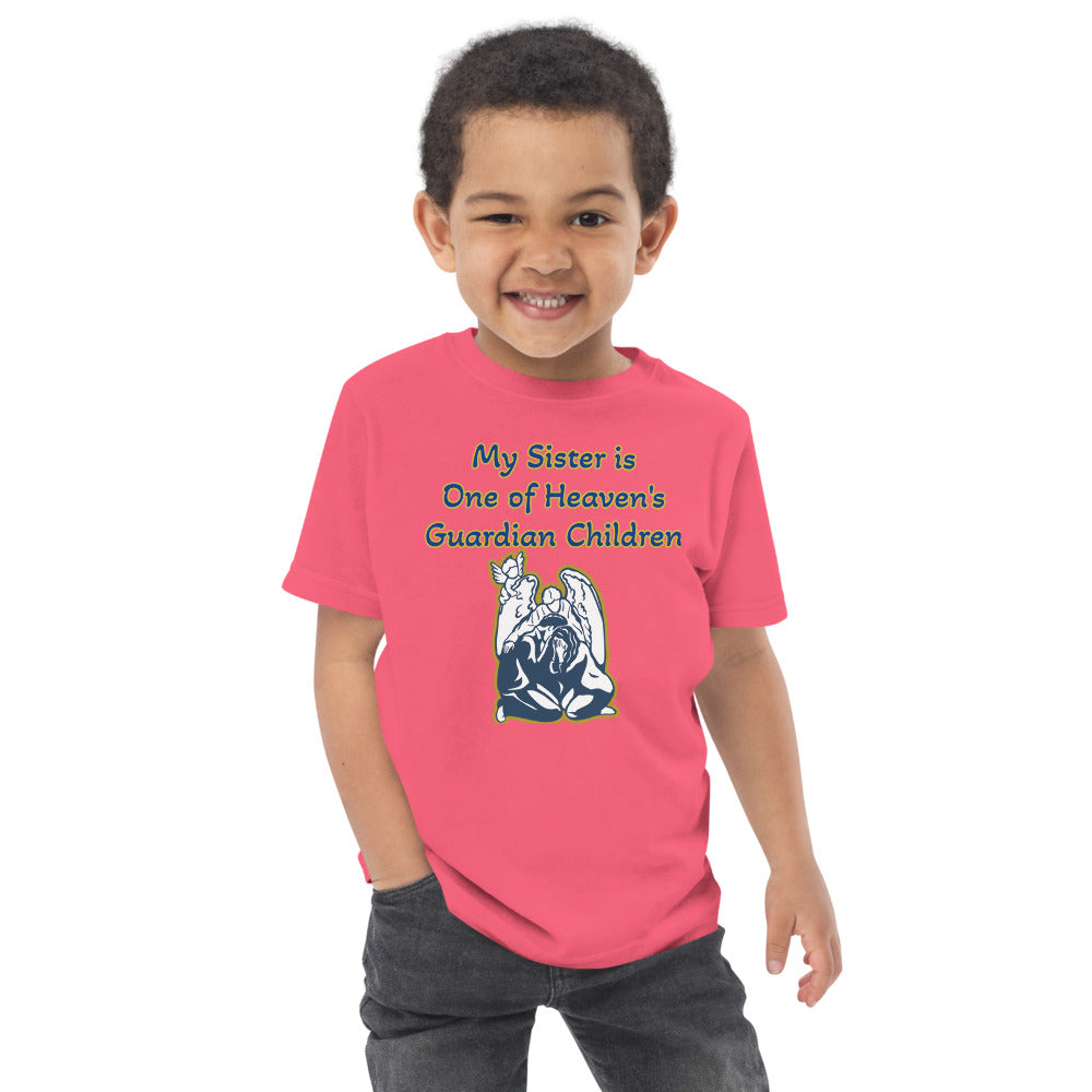 My Guardian Sister - Toddler T-Shirt Blue