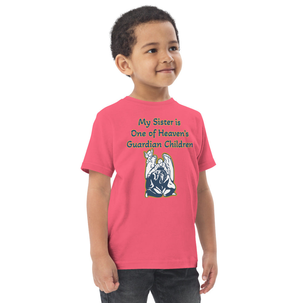 My Guardian Sister - Toddler T-Shirt Blue