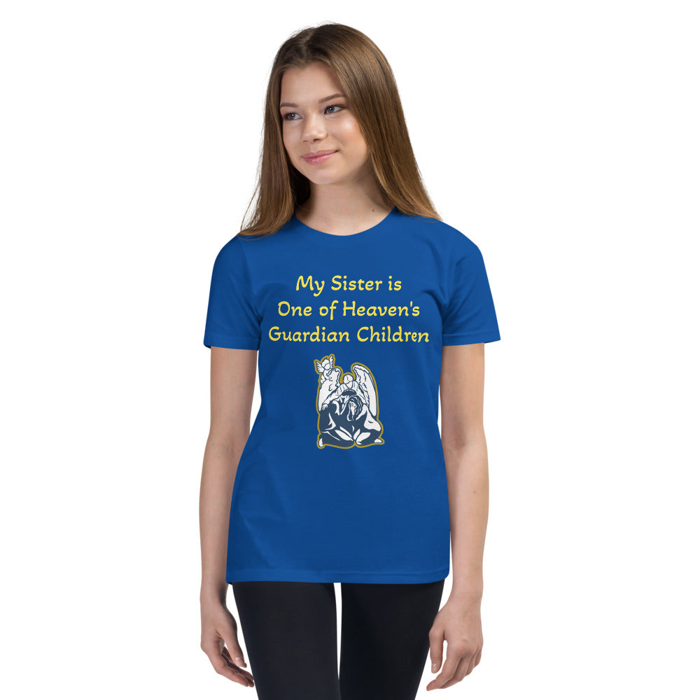 My Sister Guardian - Youth T-shirt Gold